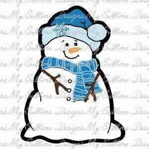 Snowman Earring 3 Designs DIGITAL DESIGNS ONLY