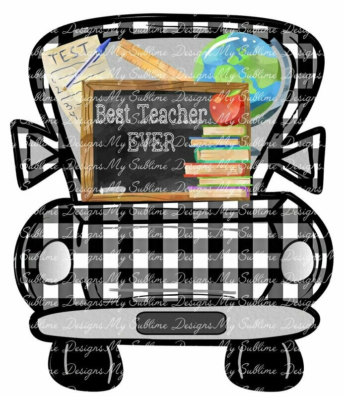 Teacher Truck Ornament Design DIGITAL DESIGN ONLY