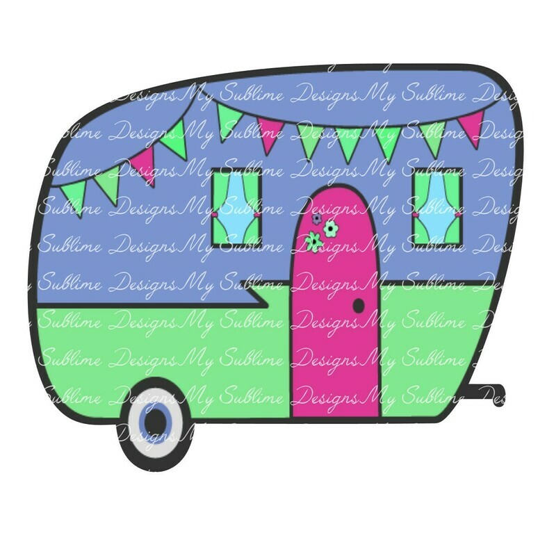 Camper Design Created to fit Our Unisub Sublimation Home Board Camper Inserts DIGITAL DESIGN ONLY