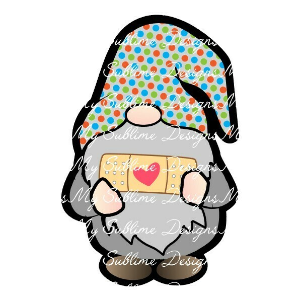 Nursing Gnome Earring 3 Designs Set  DIGITAL DESIGN ONLY
