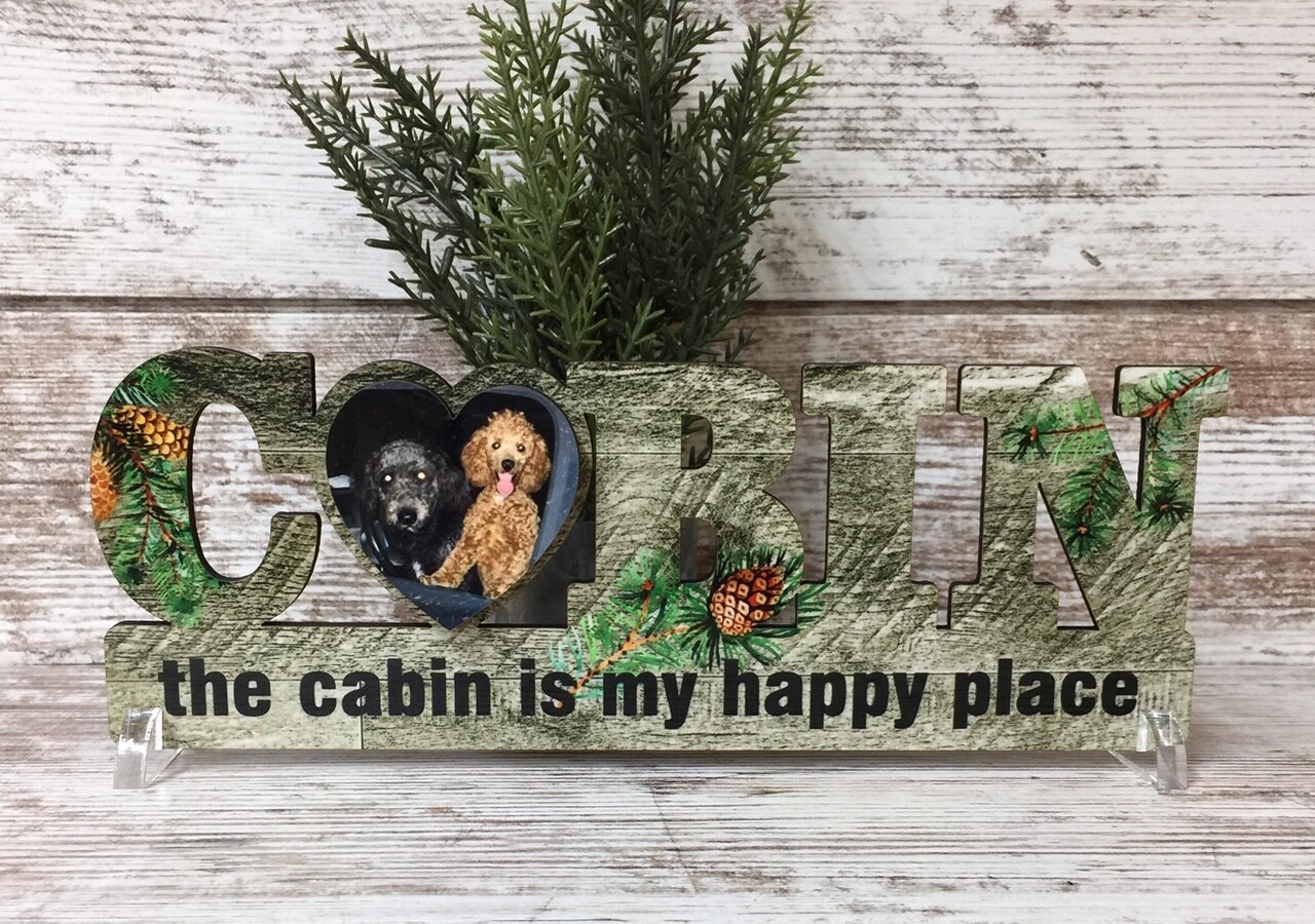 Cabin Decor Sign Unisub Blank Large 4x11