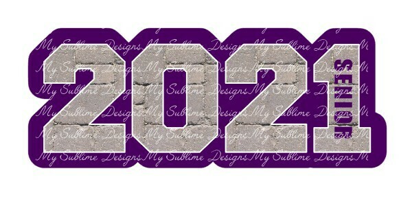 2021 Senior Keychain Designs created for our Unisub Blanks DIGITAL DESIGN ONLY