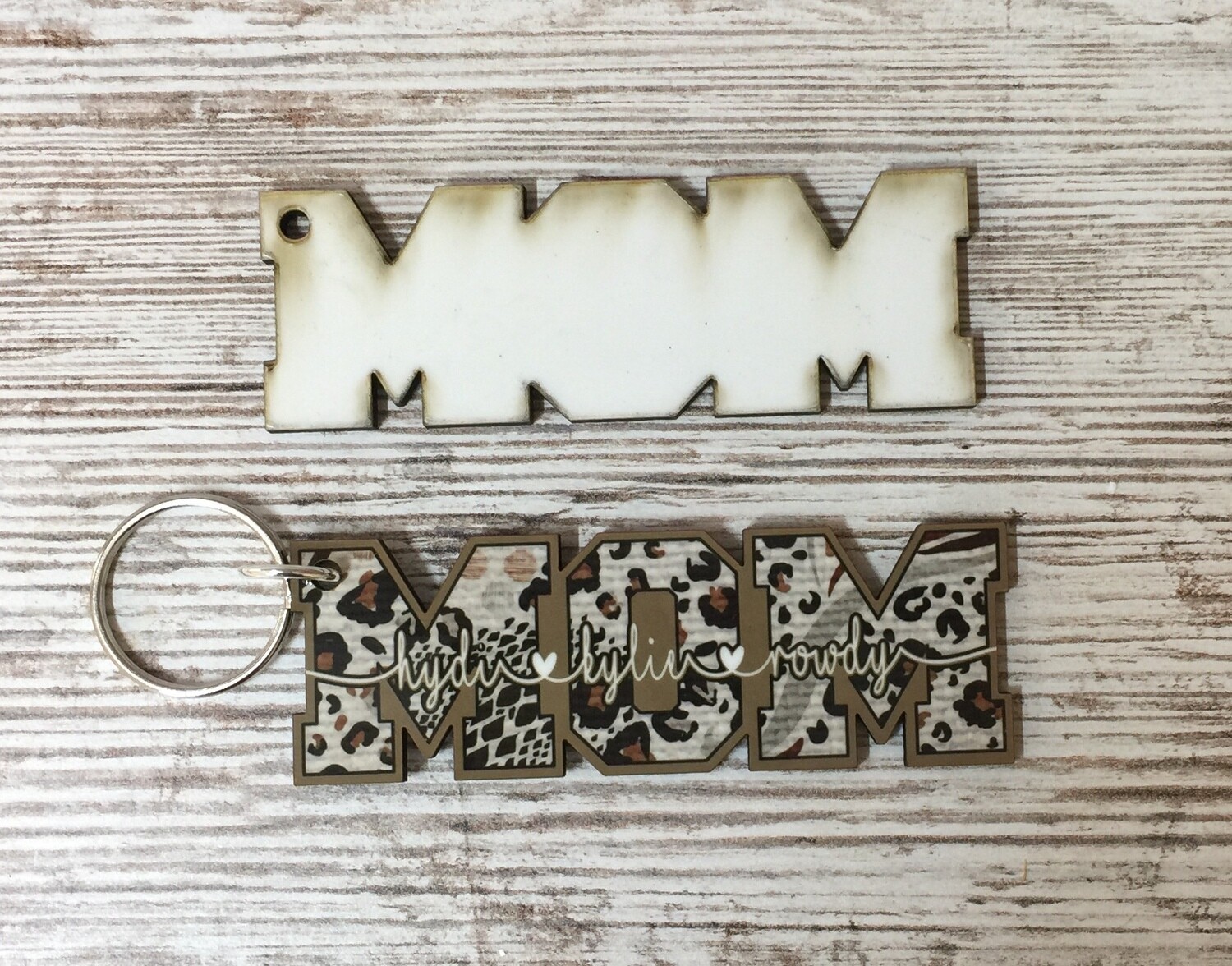 Mom Keychains Unisub Blanks