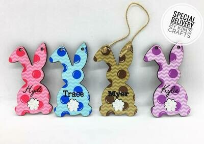 Bunny Tag/Ornament Easter Designs Created to fit Our Unisub Sublimation Bunny Tag Blanks DIGITAL DESIGN ONLY