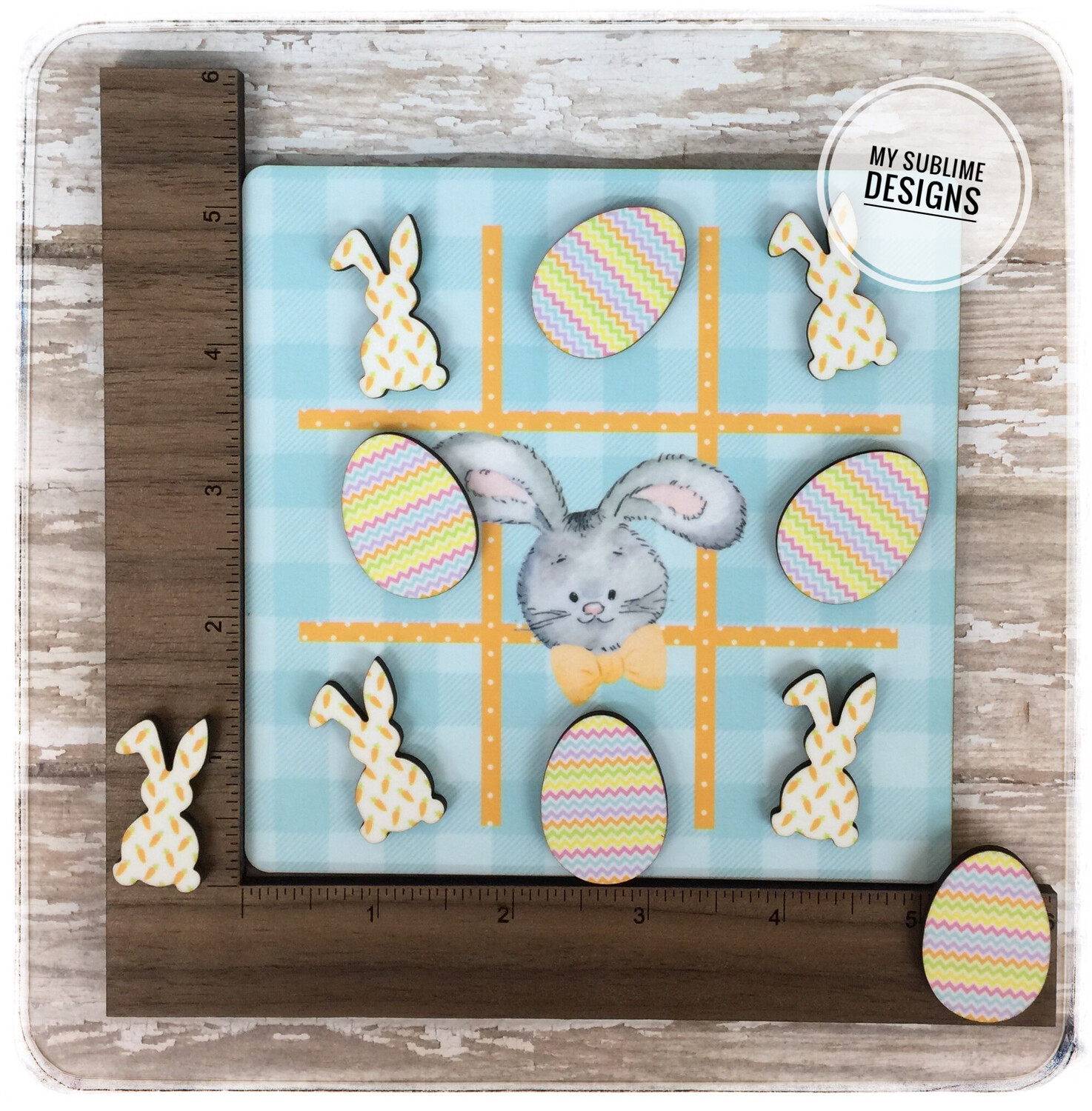 Tic Tac Toe Easter Game Unisub Blank