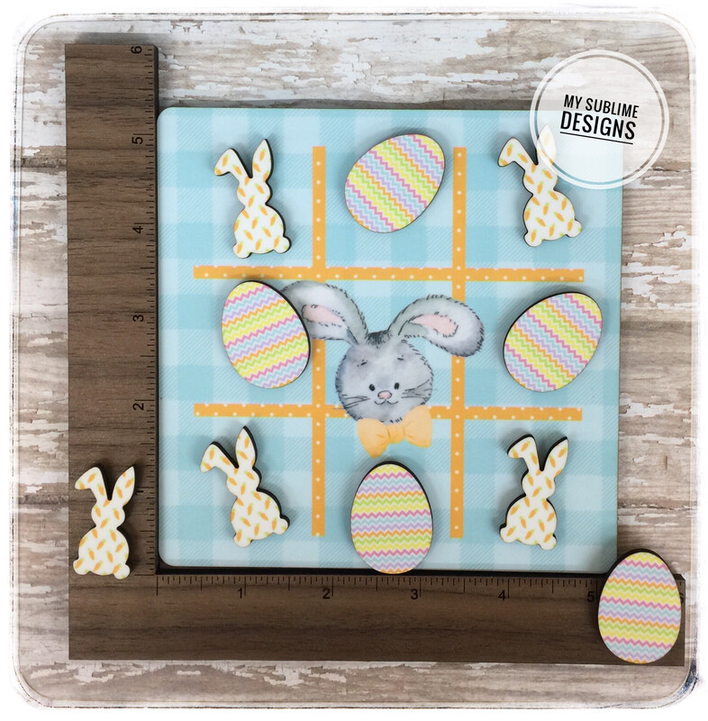 Tic Tac Toe Easter Game Unisub Blank