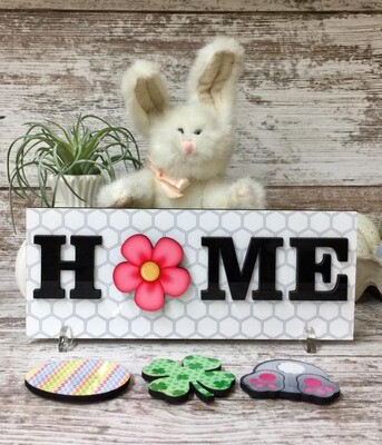 Mini HOME Board Interchangeable Spring Designs Created to fit Our Unisub Sublimation Mini Home Board Signs THIS IS A DIGITAL DESIGN ONLY