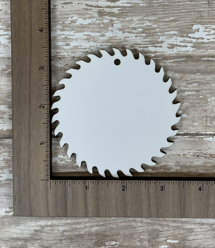 Saw Blade Ornament Unisub Sublimation Blanks