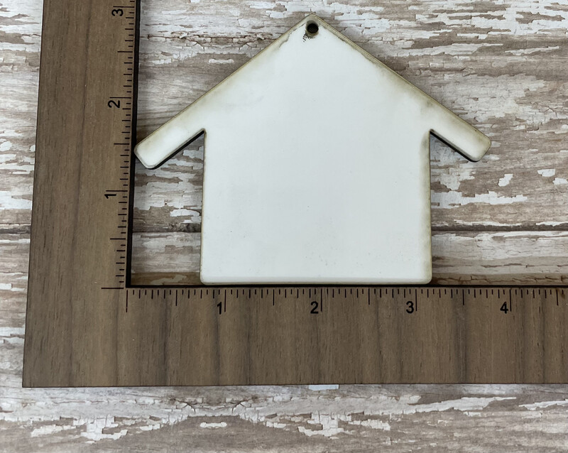 Dog House Ornament Unisub Sublimation Blanks