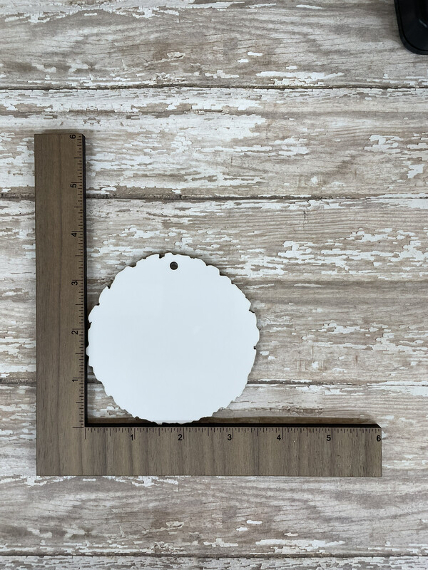 Wood Slice Ornament Unisub Sublimation Blanks