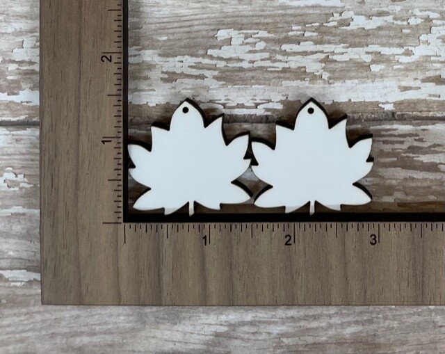 Earrings Unisub Blanks - Leaf
