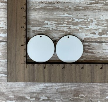 Earrings Unisub Blanks - Circles