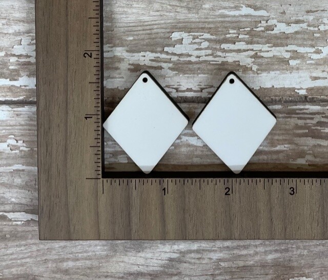 Earrings Unisub Blanks - Diamonds