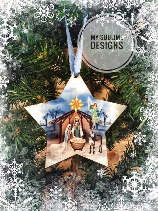 Star Ornament Unisub Sublimation Blanks