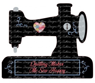 Sewing Machine Ornament Design for Unisub Blanks DIGITAL DESIGN ONLY