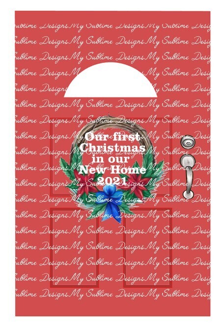 Door Ornament Design for Unisub Blanks DIGITAL DESIGN ONLY