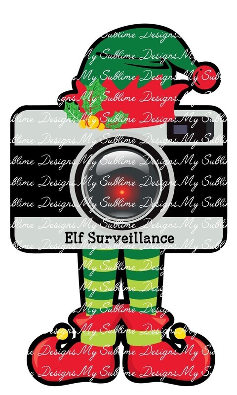 Elf Ornament Design for Unisub Blanks DIGITAL DESIGN ONLY