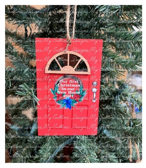 Door Ornament Unisub Sublimation Blanks