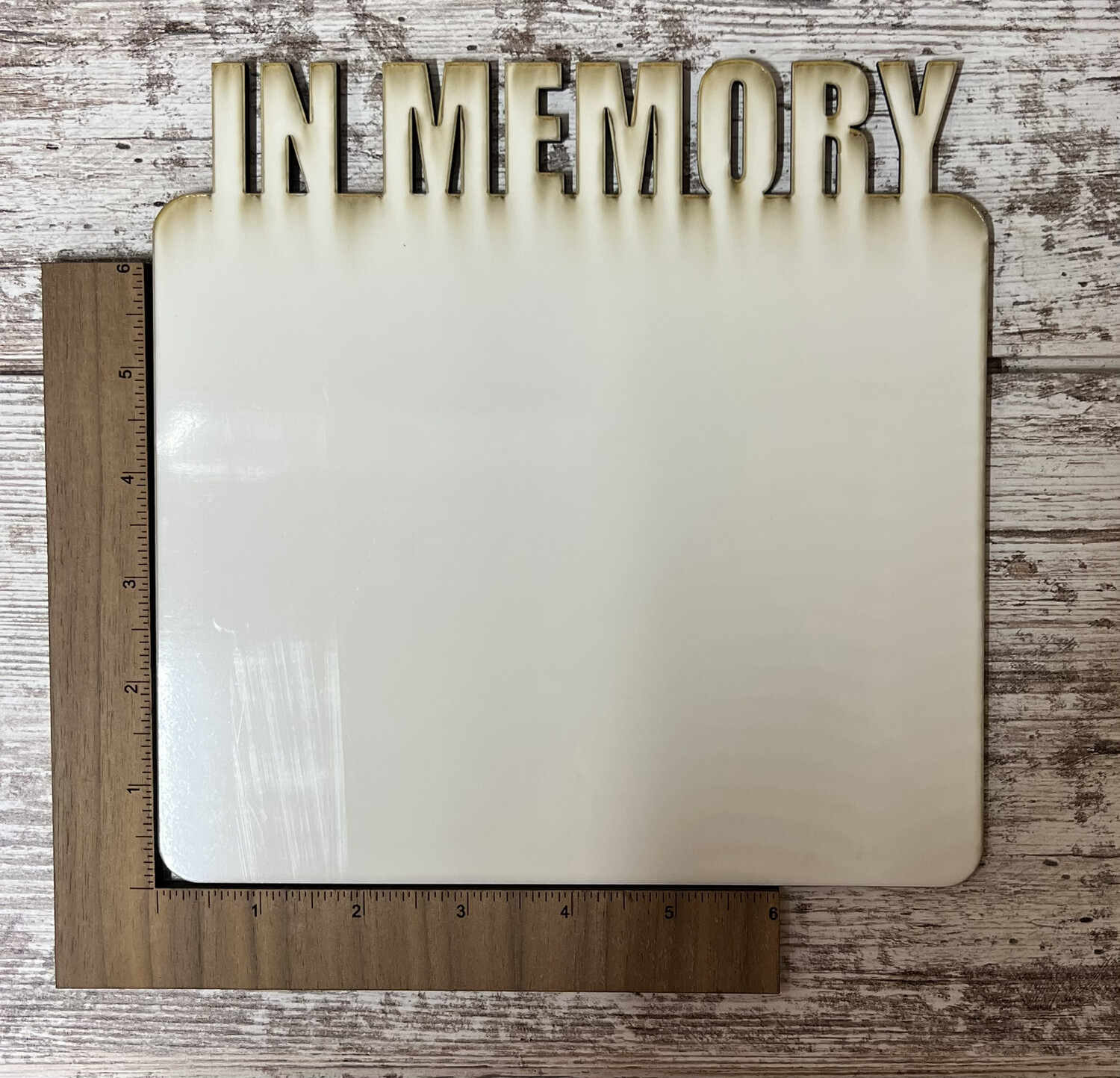 In Memory Word Board - large