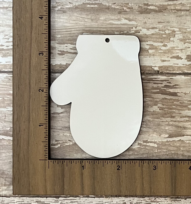 Mitten Ornament Unisub Sublimation Blanks