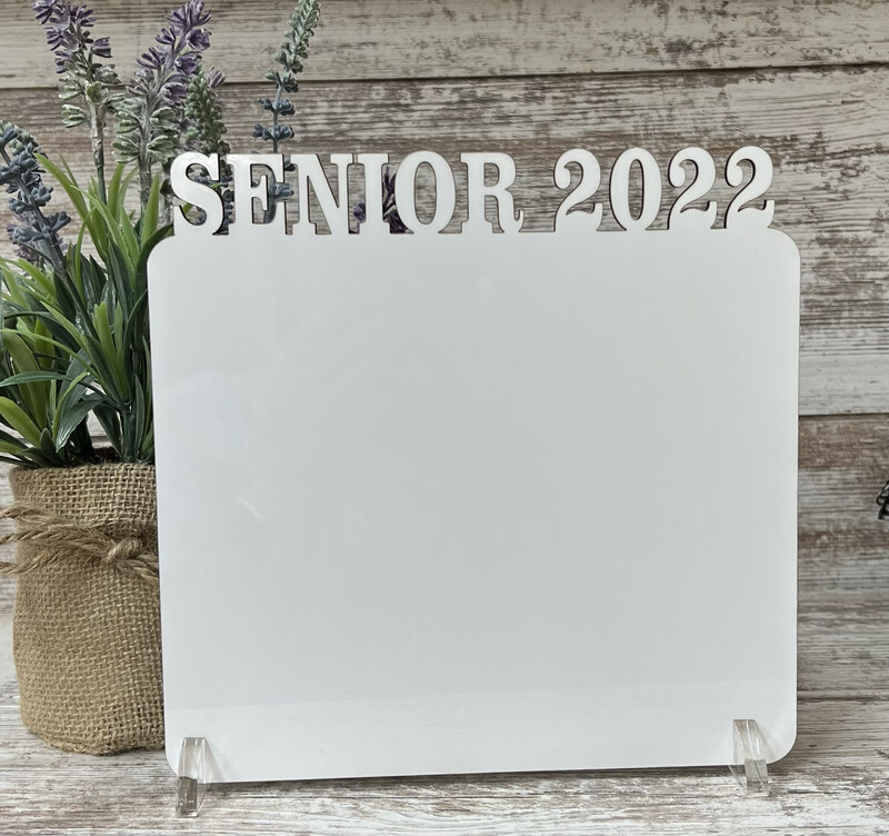 Senior 2022 Word Board - medium approx. 6x6&quot;