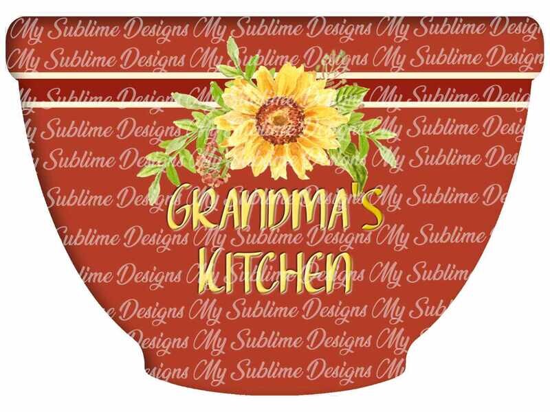 Red Bowl Designs Created to fit Our Unisub Sublimation Bowl Blanks DIGITAL DESIGN ONLY