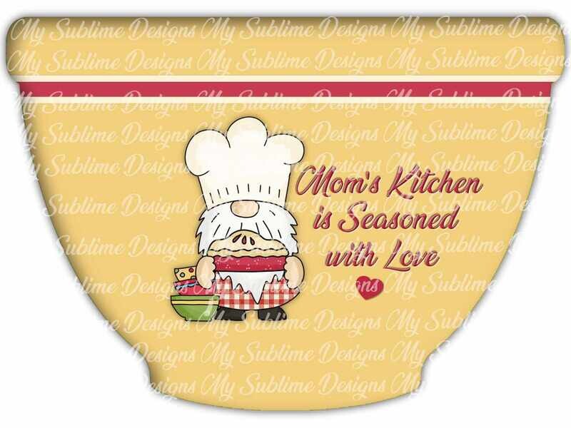 Yellow Bowl Designs Created to fit Our Unisub Sublimation Bowl Blanks DIGITAL DESIGN ONLY