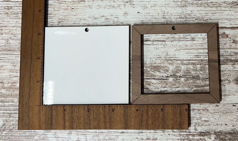 UNIWOOD Framed Ornament rectangle
