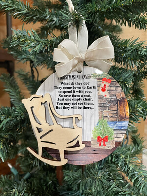 UNIWOOD Round Rocking Chair Ornament