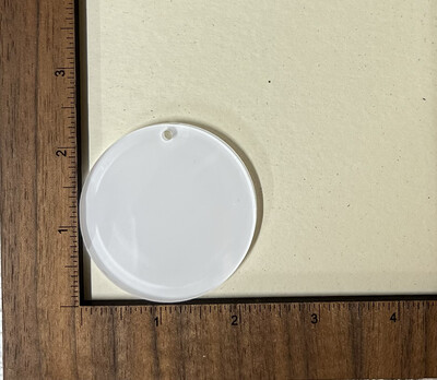 Round Keychain Sublimation Acrylic Blanks