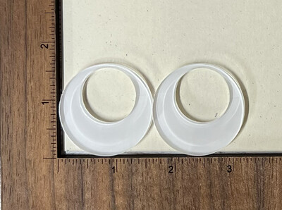 Earrings Sublimation Acrylic Blanks - Double Circle
