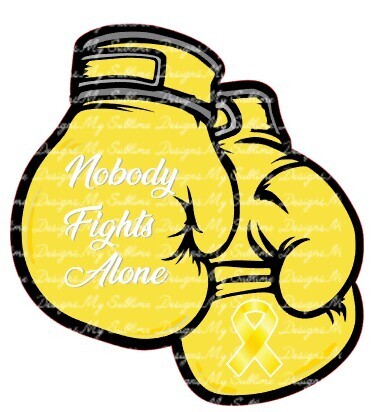 Yellow Boxing Glove Keychain Designs Created to fit Our Sublimation Acrylic Keychain Blanks DIGITAL DESIGN ONLY