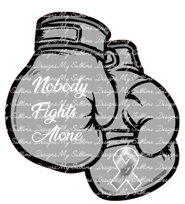 Gray Boxing Glove Keychain Designs Created to fit Our Sublimation Acrylic Keychain Blanks DIGITAL DESIGN ONLY