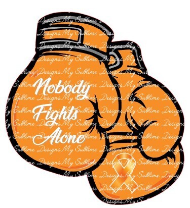 Orange Boxing Glove Keychain Designs Created to fit Our Sublimation Acrylic Keychain Blanks DIGITAL DESIGN ONLY