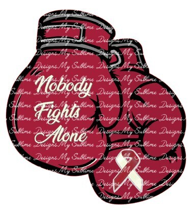 Burgundy Boxing Glove Keychain Designs Created to fit Our Sublimation Acrylic Keychain Blanks DIGITAL DESIGN ONLY