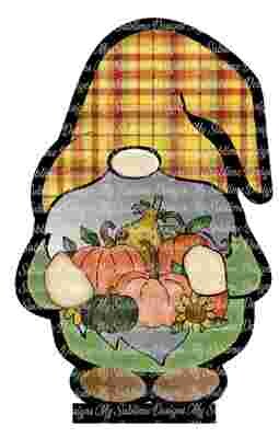 Fall Gnome 2 Designs Created to fit Our Unisub Sublimation Gnome Tier Tray Blanks DIGITAL DESIGN ONLY