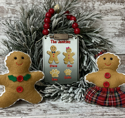 Gingerbread Designs Created to fit Our Uniwood Baking Pan Ornaments DIGITAL DESIGN ONLY