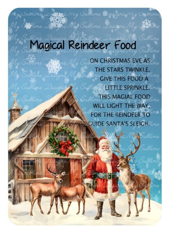 Magic Reindeer Food DIGITAL DESIGN ONLY