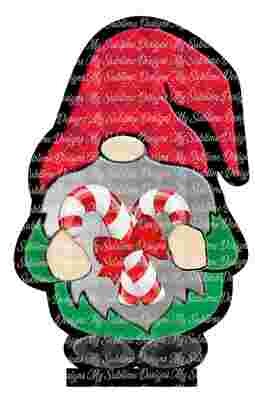 Christmas Gnome 1 Designs Created to fit Our Unisub Sublimation Gnome Tier Tray Blanks DIGITAL DESIGN ONLY