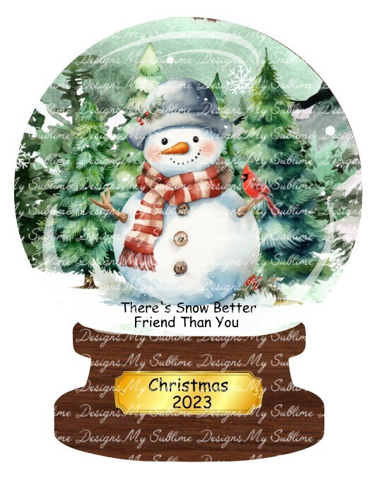 Snowglobe Ornament Design3 to fit Our Uniwood Snowglobe Ornaments DIGITAL DESIGN ONLY