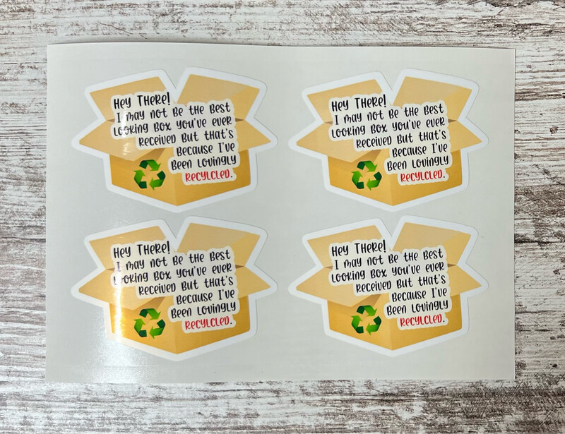 Recycled Box Stickers