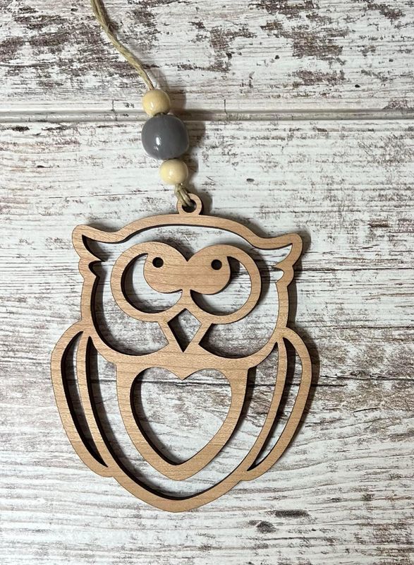 Owl Wood Ornament