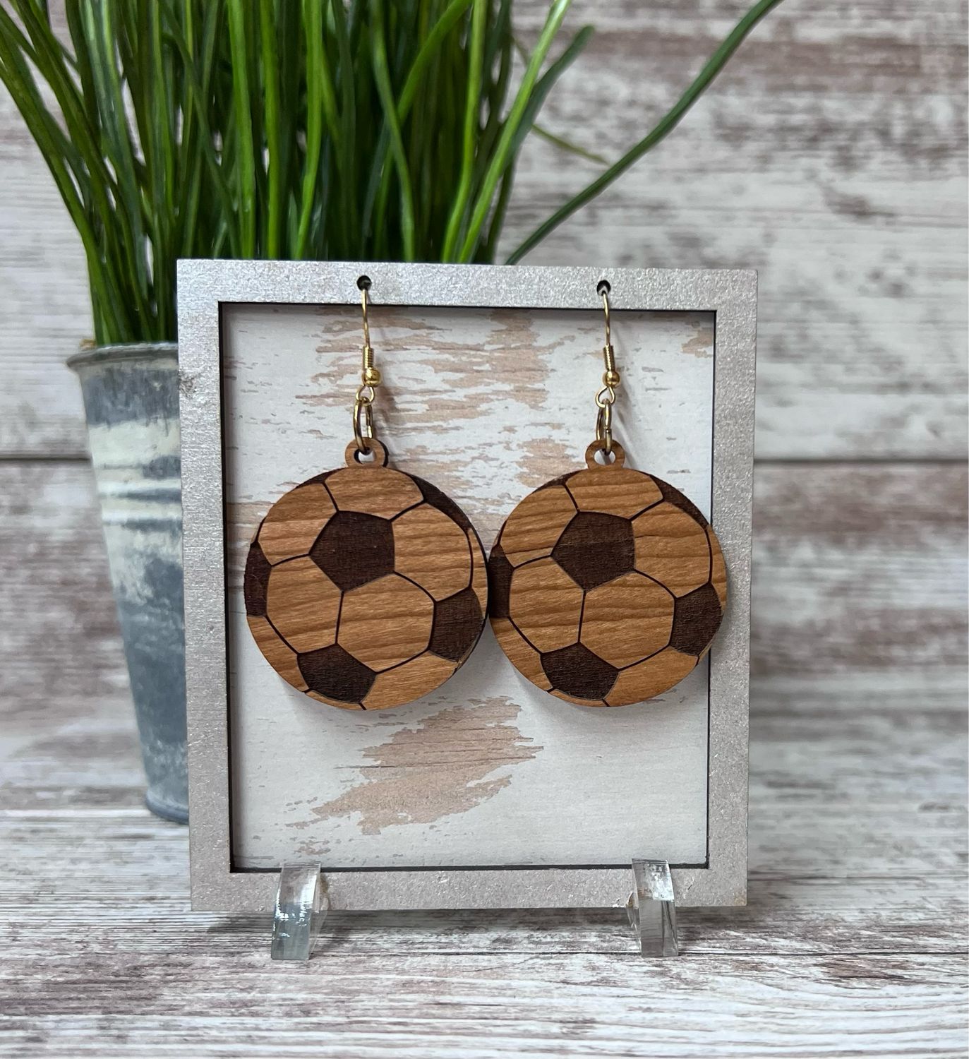 Earring Display SVG File (Soccer Earring file not included)