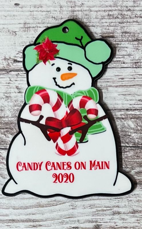 Snowman Ornament Unisub Sublimation Blanks
