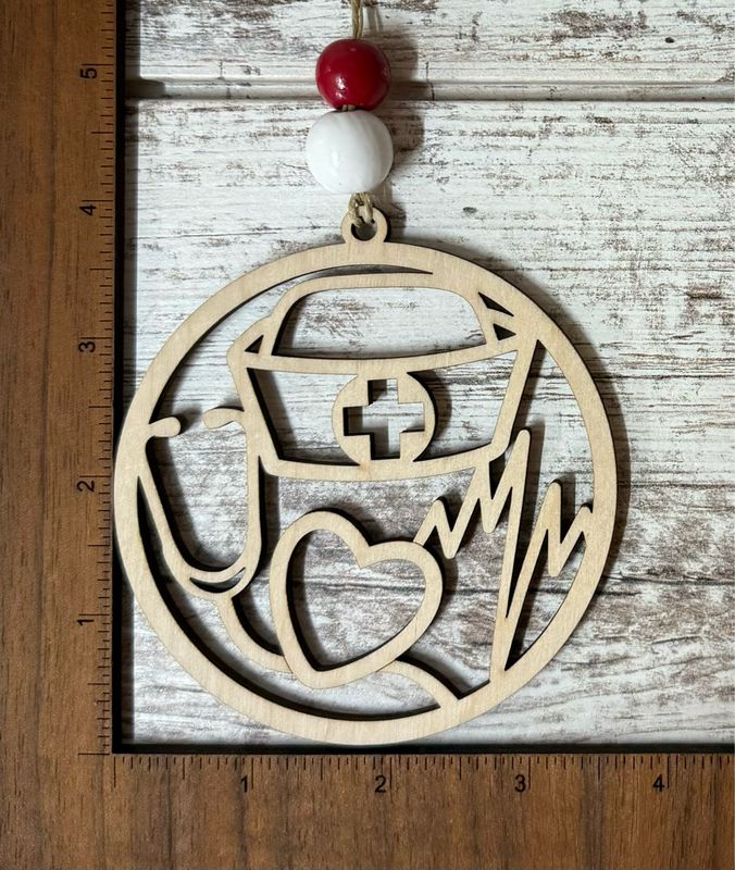 Nurse Wood Ornament