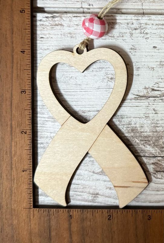 Love and Hope Wood Ornament