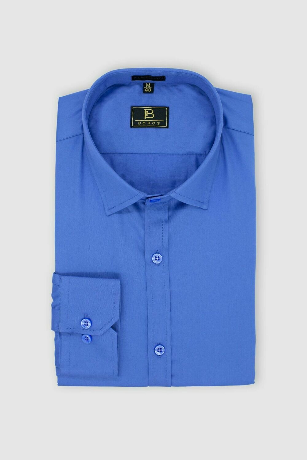 Solid Blue Classic Fit
