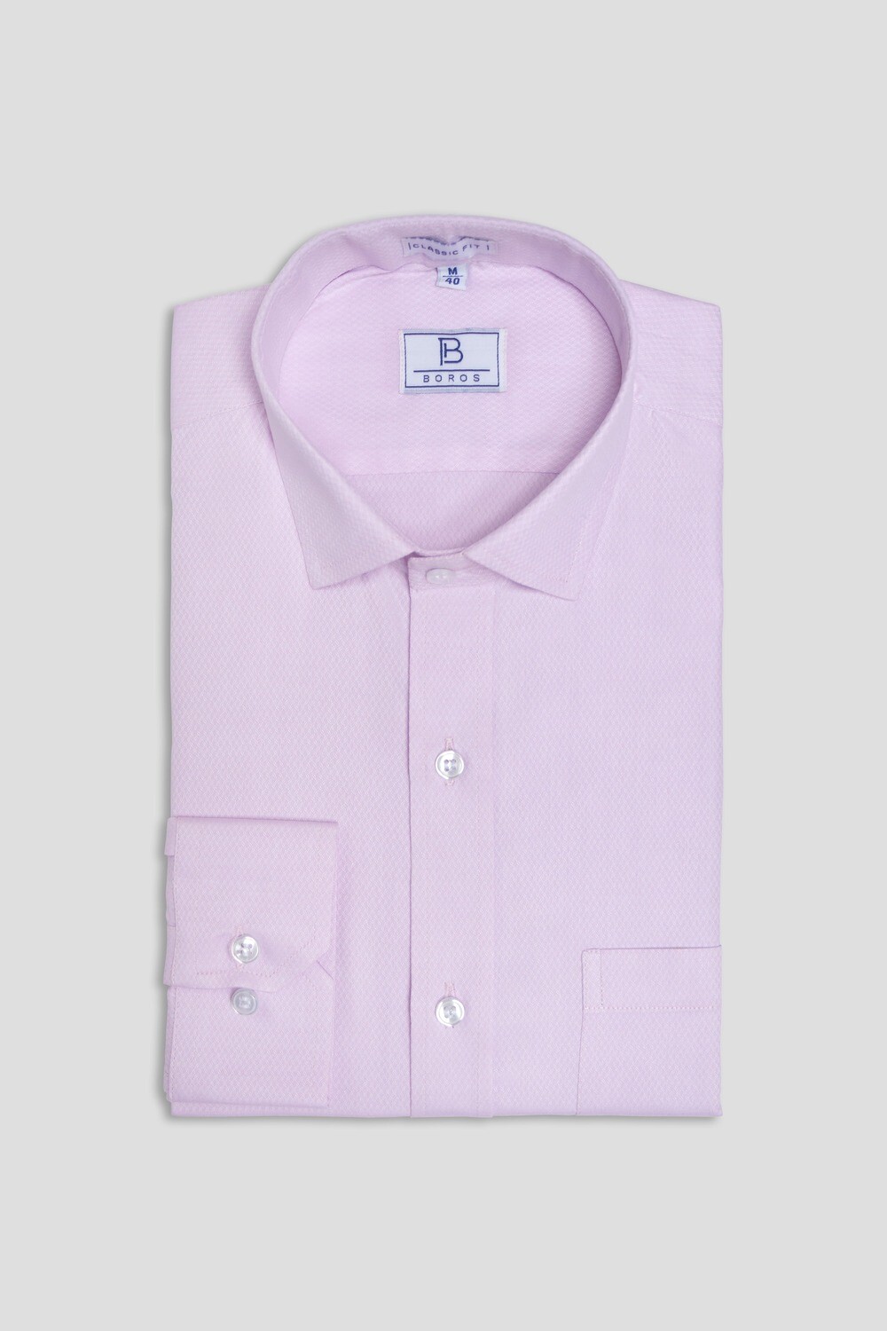 Rose Pink Solid  Shirt