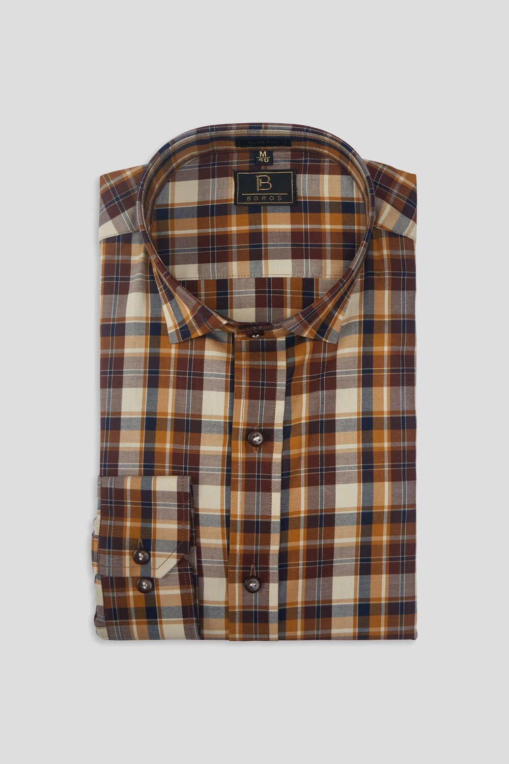 Rusty Brown Plaid