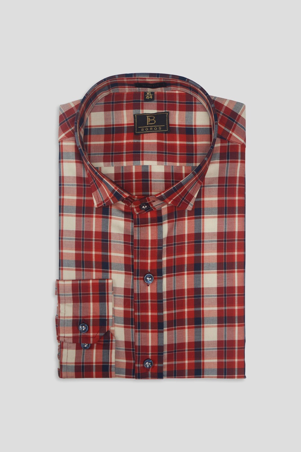 Spice Orange Plaid